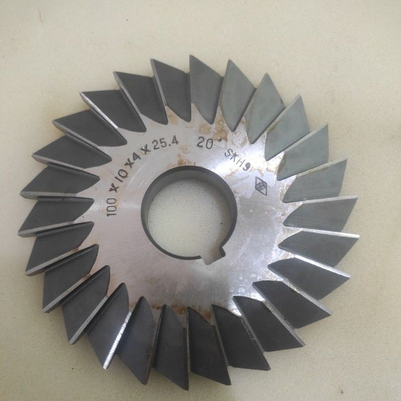

Double side milling cutter SKH9 100x10x4x25.4 20⁰