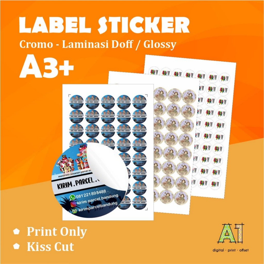 

Label Sticker - Cromo_51 Lembar Ke atas A3+