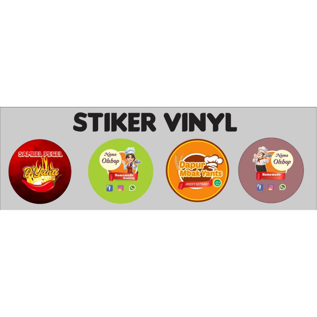 

sticker vinyl bulat