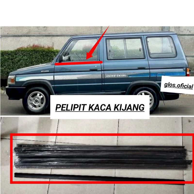 WEATHER ATRIP PELIPIT KACA KIJANG / KARET JEPIT KACA MOBIL KIJANG / KARET MOULDING MOLDING KACA KIJA