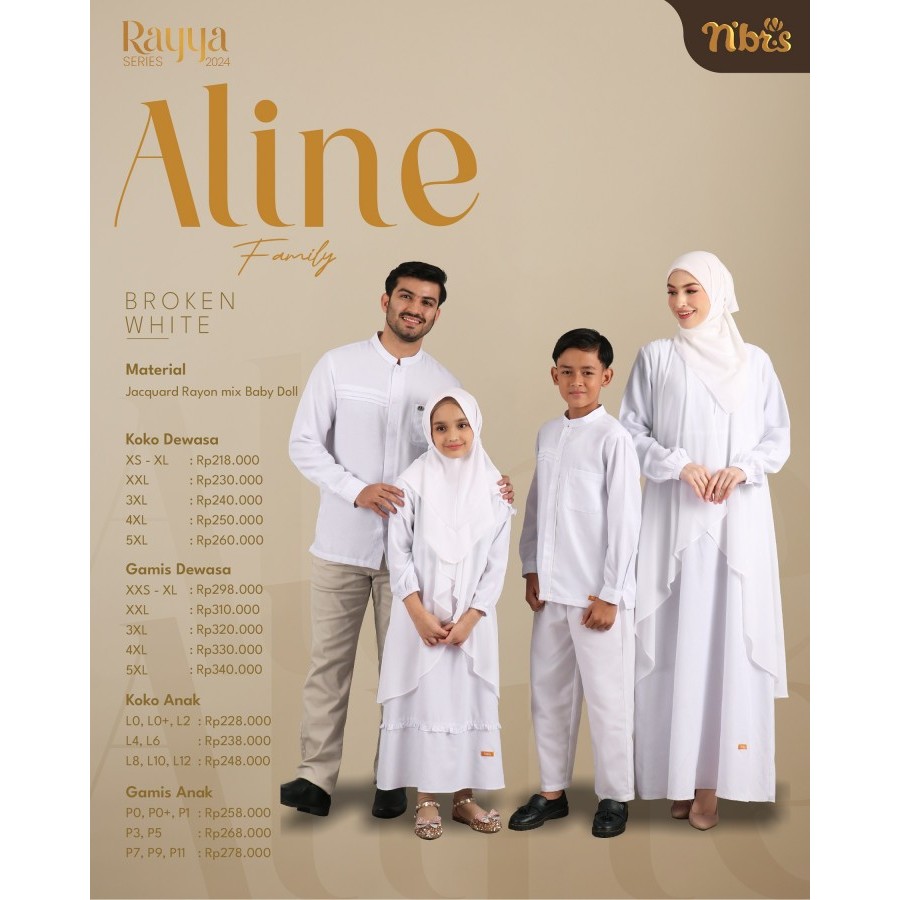 SARIMBIT RAYYA SERIES ALINE (BROKEN WHITE)