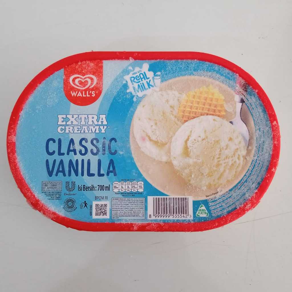 

Ice Cream Walls Rasa Vanilla 700ml