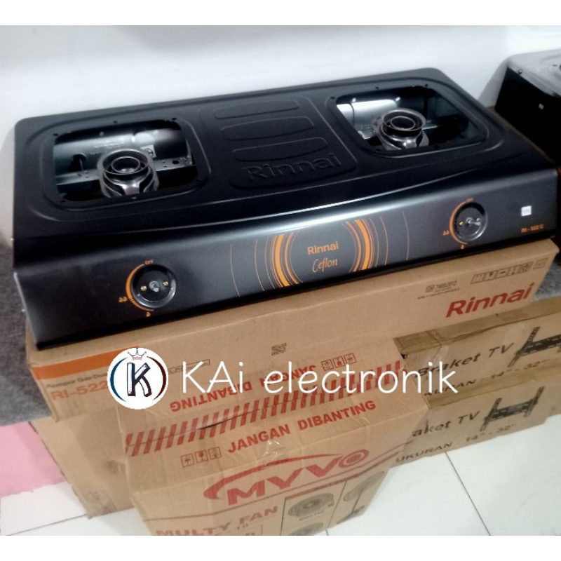 kompor gas rinnai burner kuningan RI522C