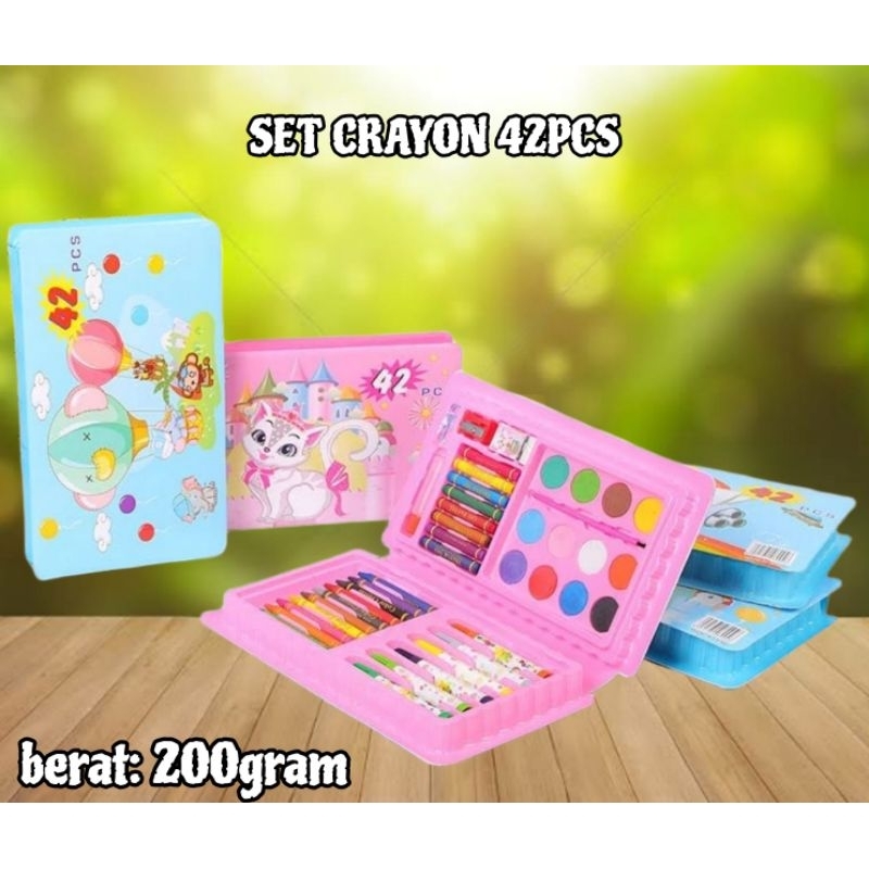 

set crayon 42pcs
