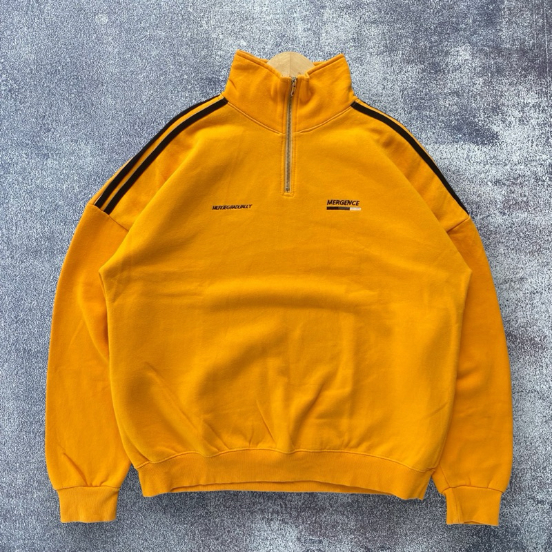 HalfZip Crewneck Sweater Acover Second Original Full Tag / Crewneck Pria / Crewneck Wanita