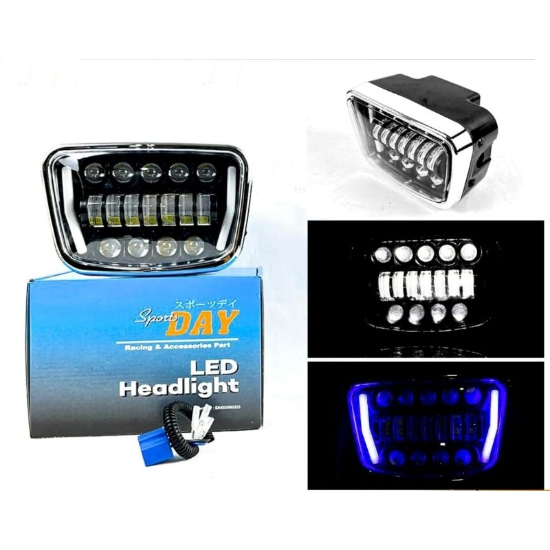 Daymeker Rx king Lis crome Lampu depan Daymeker rx king
