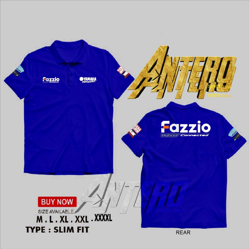 Kaos Kerah Poloshirt Otomotif Yamaha Fazzio