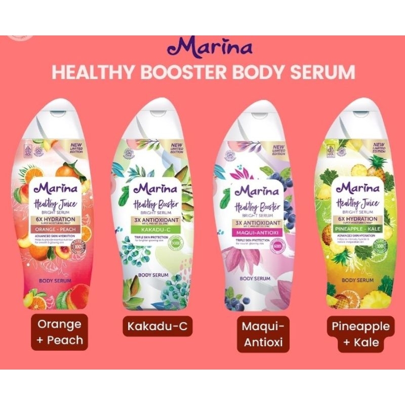 MARINA BODY SERUM MARINA HEALTHY BOOSTER MARINA HEALTHY JUICE SERUM PENCERAH KULIT