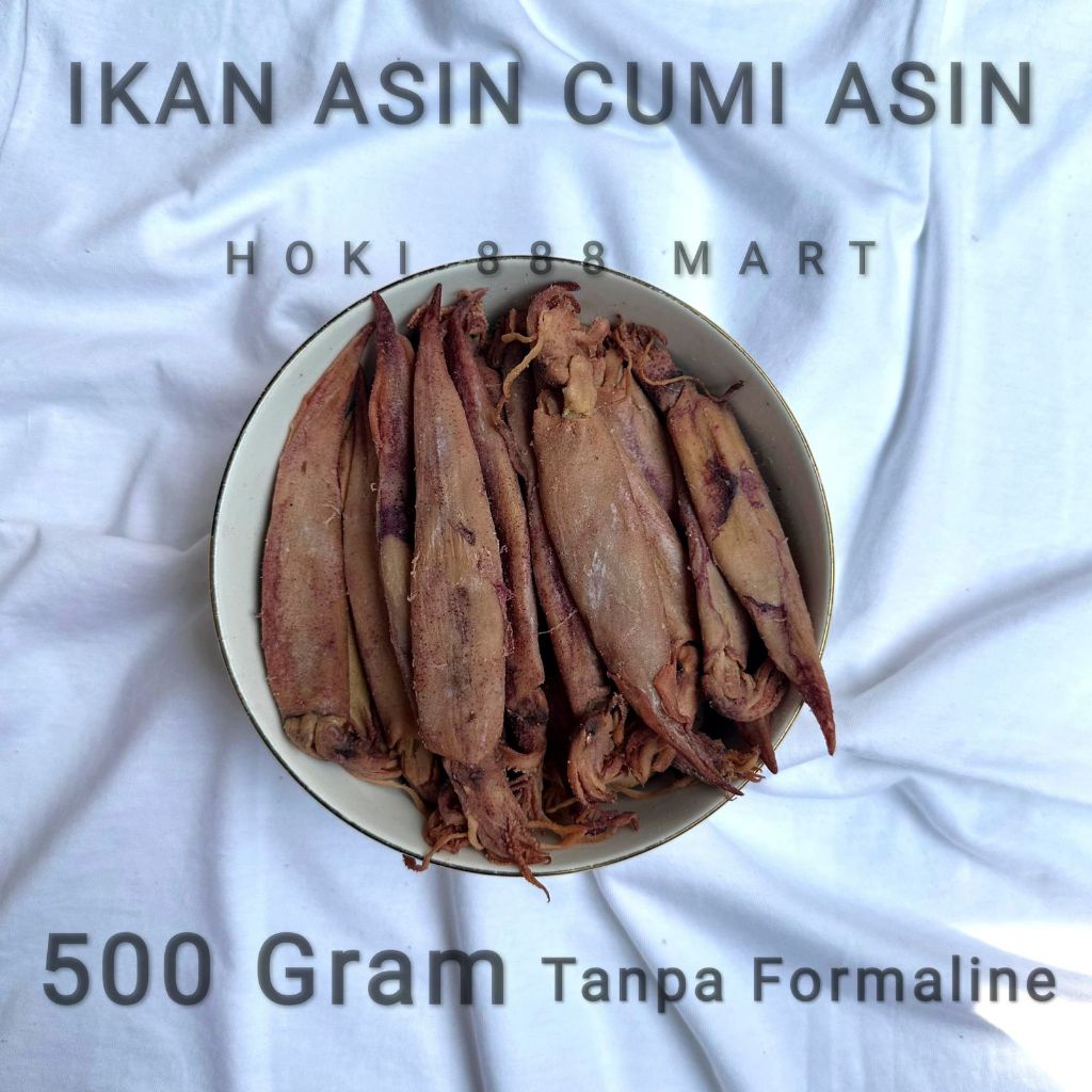 

Cumi Asin Gepeng 500g / Cumi Asin Kering / COD