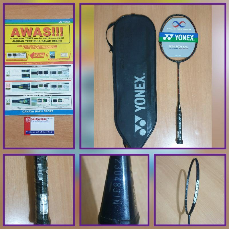 RAKET YONEX BADMINTON RACKET DUORA 7. ORIGINAL