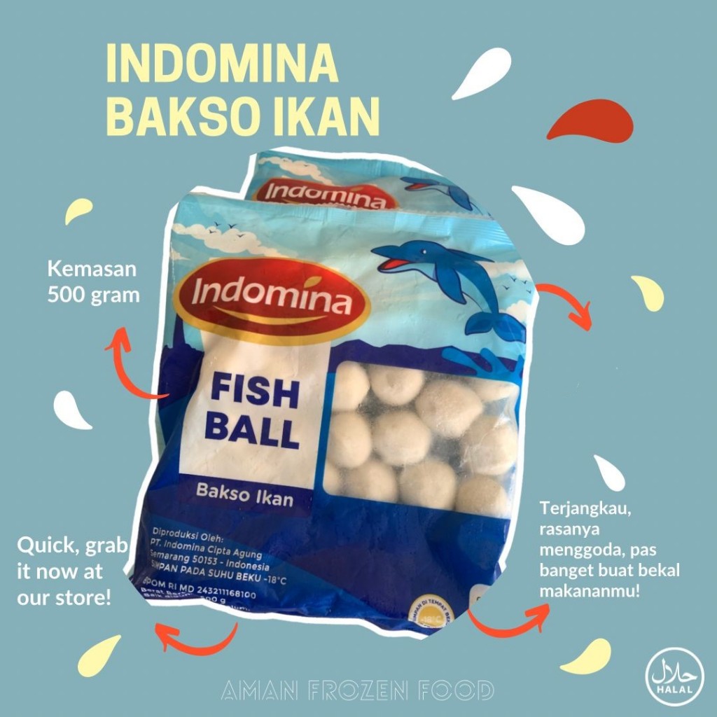 

Indomina Fish Ball 500gr