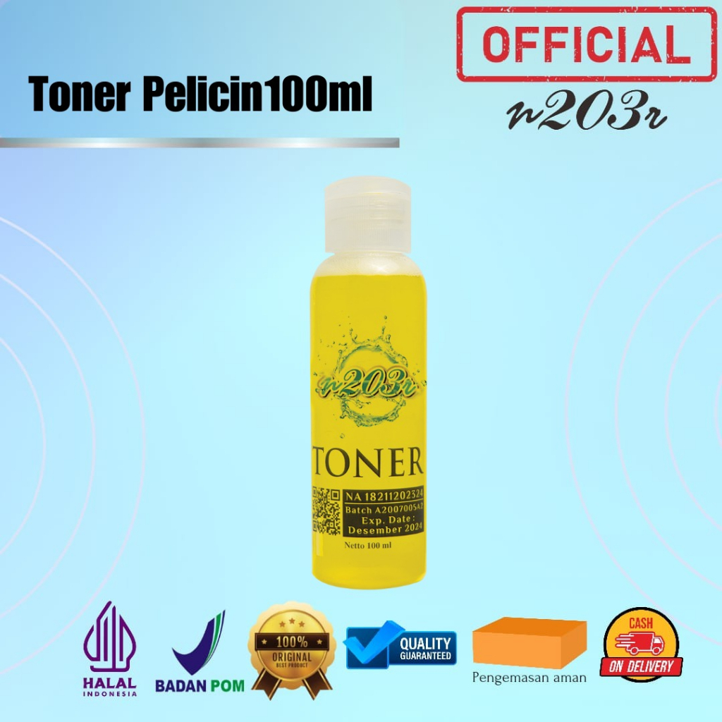 Toner Pelicin N203R Penghilang Daki 100ml