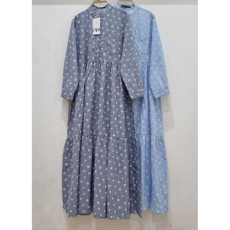 Dress Ruffle Katun Zara