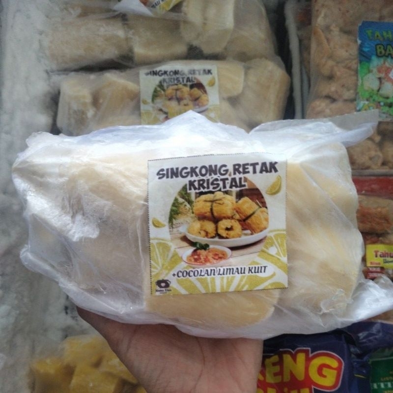 

Singkong Retak Kristal +cocolan limau kuit Frozen