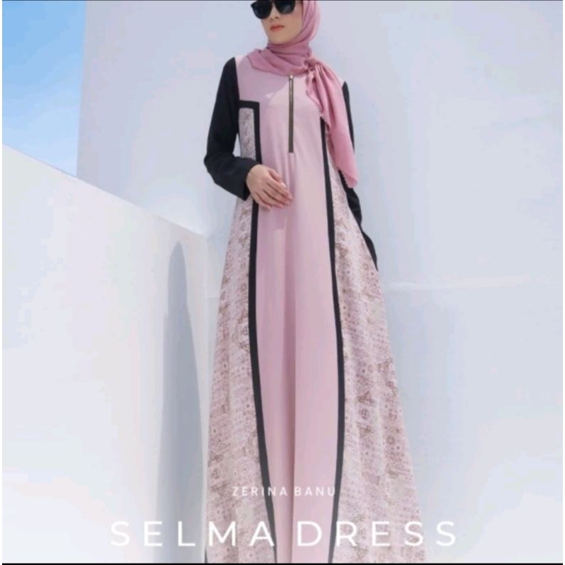 Preloved Selma Dress by HeavenLight ZerinaBanu & Khimar Bangsawan by Jawhara Syar'i