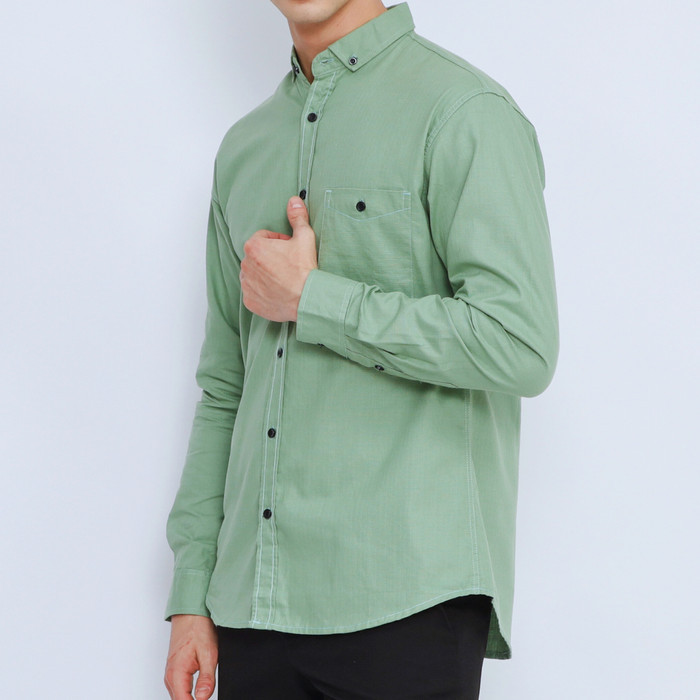 BAJU HEM PRIA WARNA HIJAU TOSCA C01