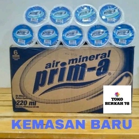 

PRIMA AIR MINERAL GELAS 220ML ( KARTON )