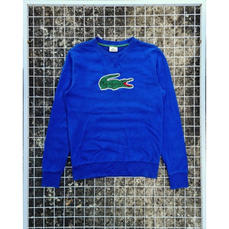 sweter crewneck LACOSTE  big logo (second original)
