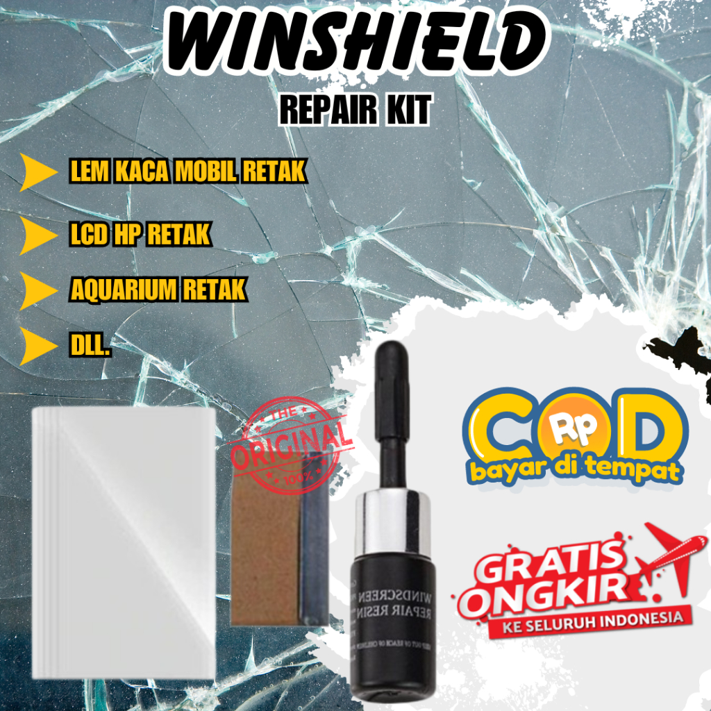 LEM AJAIB CAIRAN PENGHILANG RETAK KACA MOBIL LAYAR HP LEM KACA LCD
