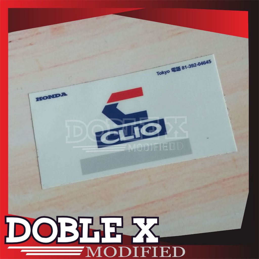 

STIKER HONDA CLI O QUALITY CONTROL