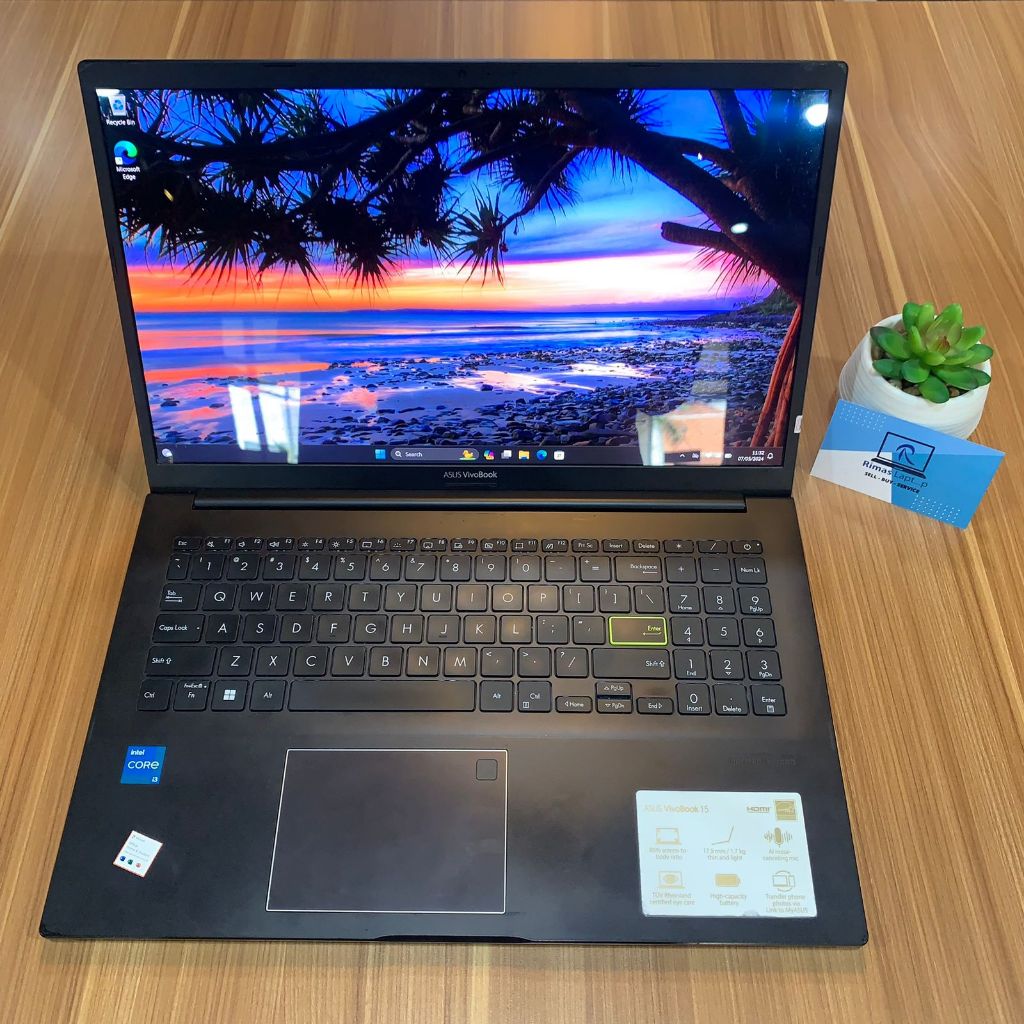 ASUS VIVOBOOK CORE i3 GEN 11 RAM 4 GB SSD 512 GB | BEKAS SECOND