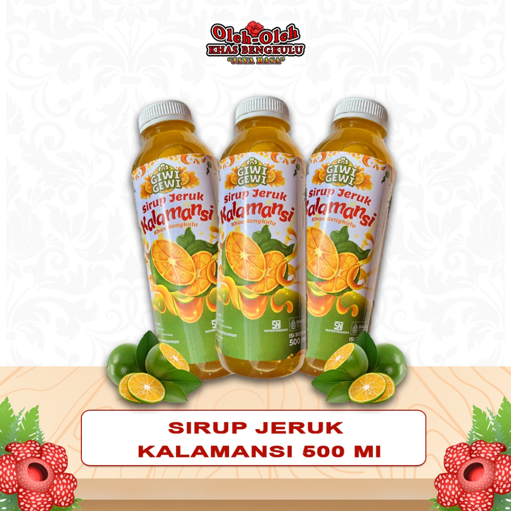 

Sirup Jeruk Kalamansi 500 ml / Sirup Jeruk Asli Bengkulu / Sirup Jeruk Asli