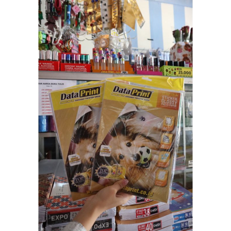 

kertas stiker data print mantewe batulicin