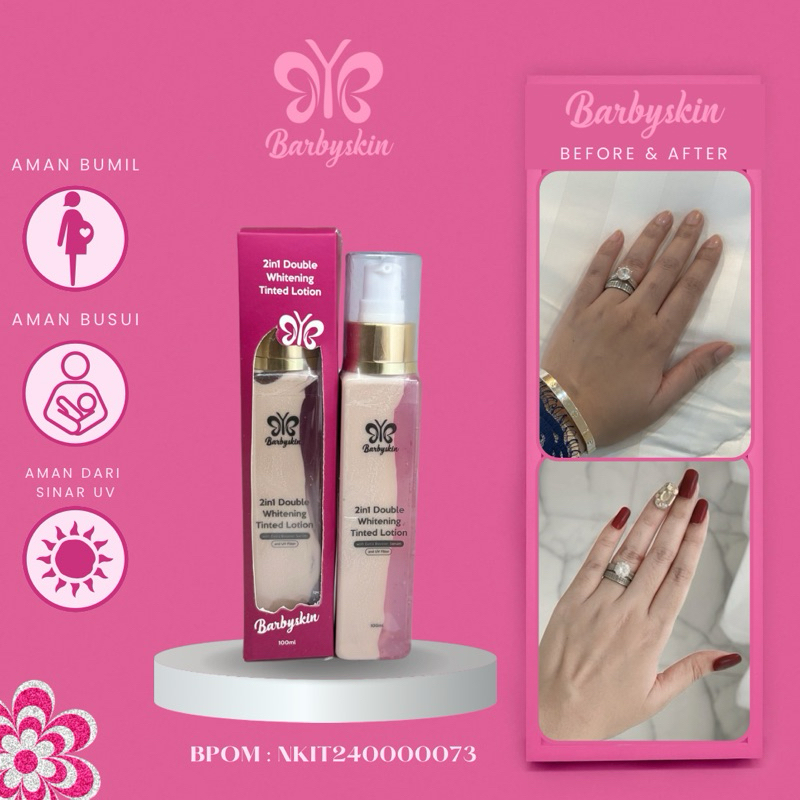BARBYSKIN 2IN1 WHITENING LOTION WITH BOOSTER SERUM