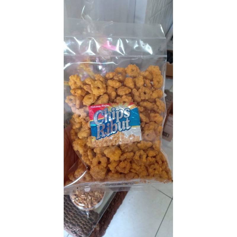 

TERMURAH!!! CHIPS RIBUT 250GR