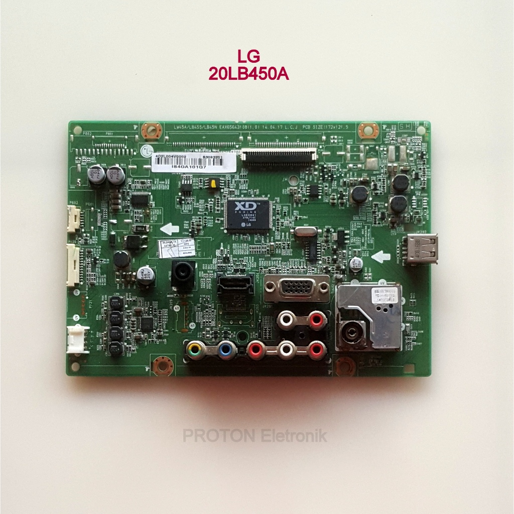 Mainboard LCD LED TV LG 20LB450A 20LB450A-TA.ATIWLJD 20MT45 20MT45A 20MT47 20MT47AC 22MT47AC Mesin L