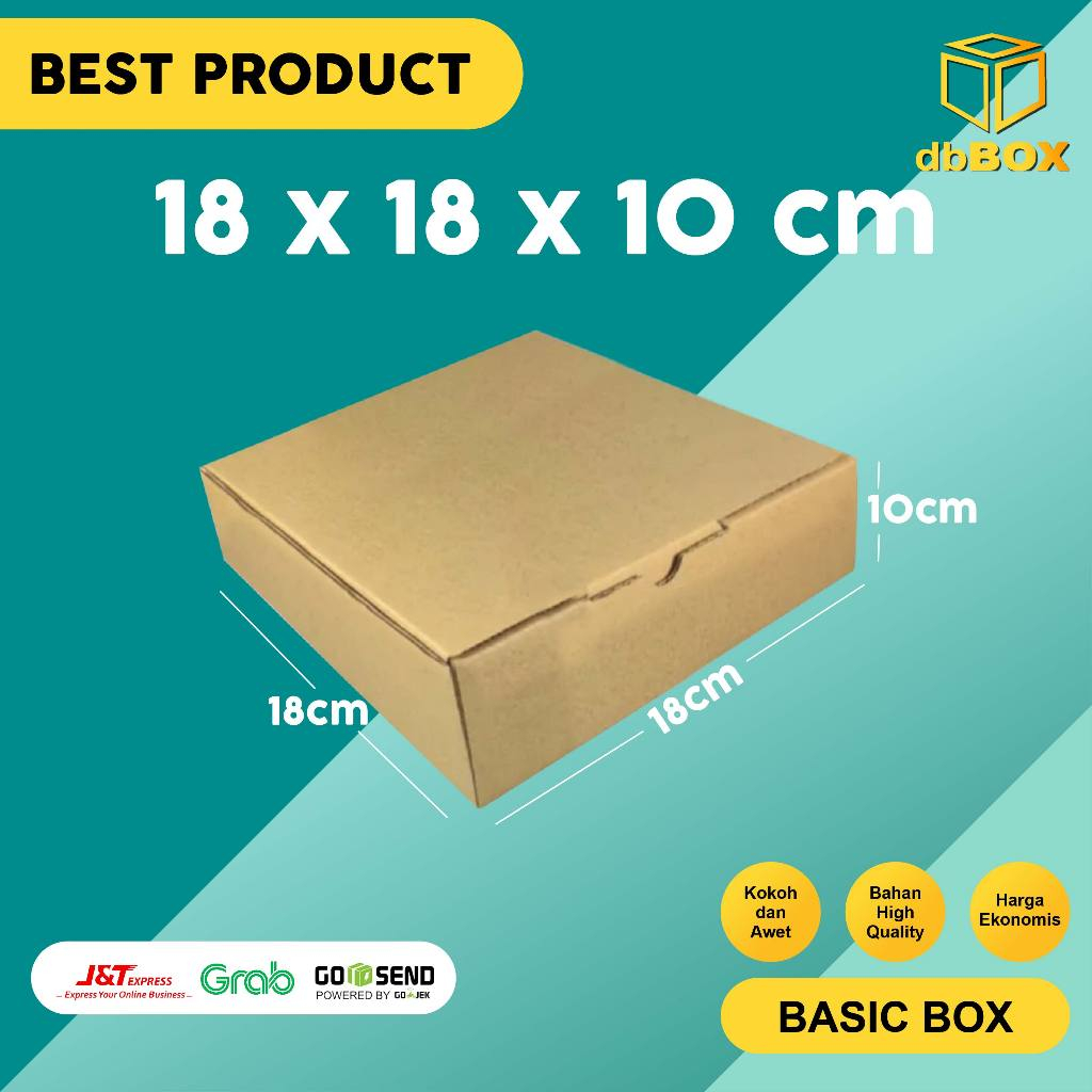 

(10Pcs) Kardus 18x18x10 cm Diecut dan Easy usage