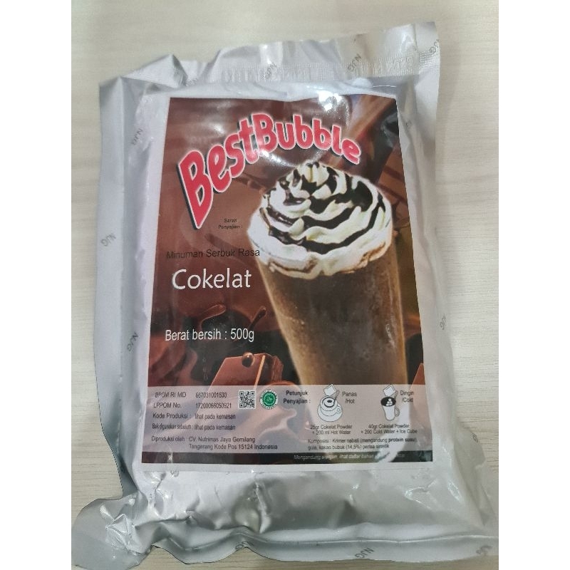 

Bubuk Minuman Premium Rasa Coklat merk Best B -500gram