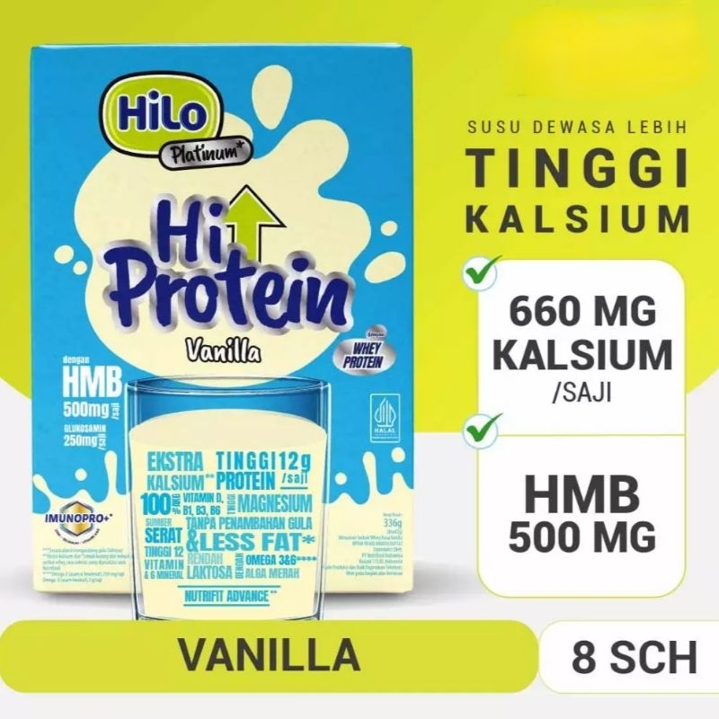 

PAKET HEMAT 12PCS HILO PLATINUM VANILLA + HMB