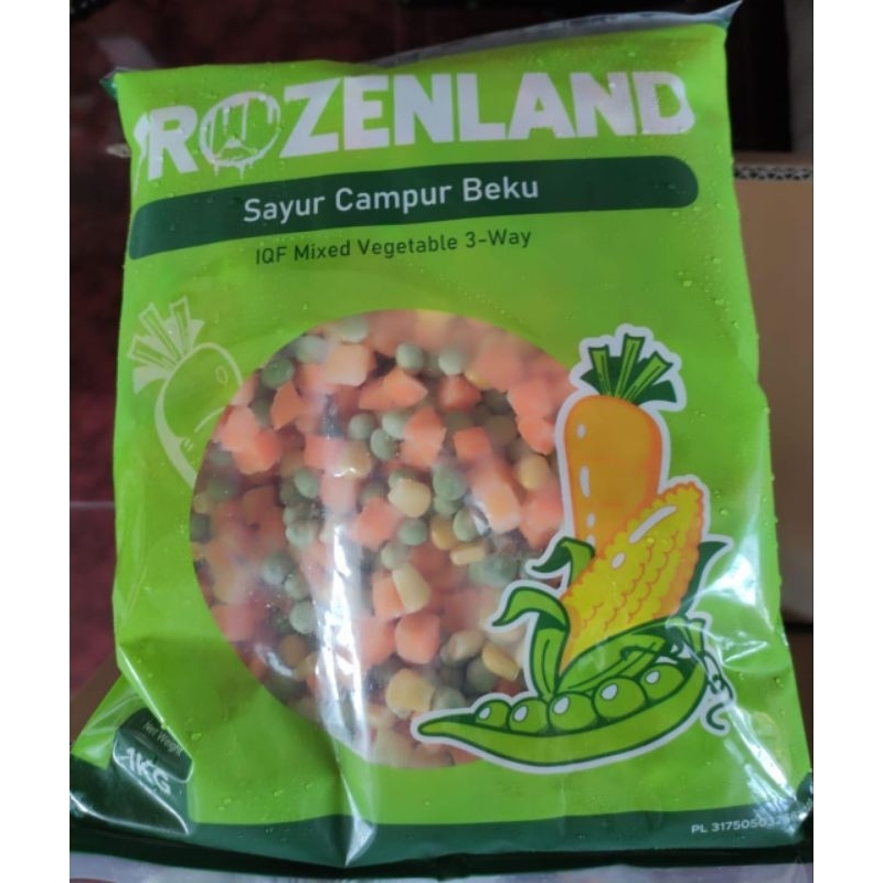 

Mix Vegetable 1kg Frozenland frozen