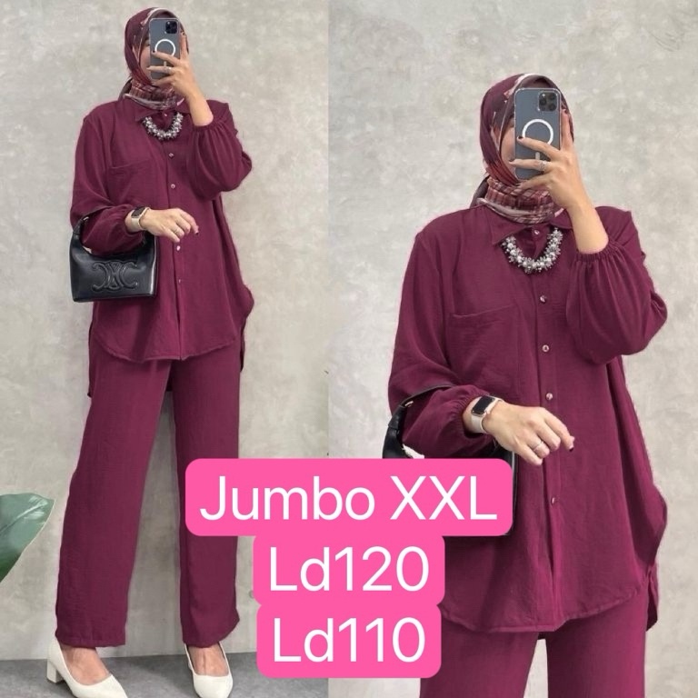 Toko Spesial Amanda One Set Premium  setelan Amanda  one set amanda jumbo  Amanda one set jumbo  One