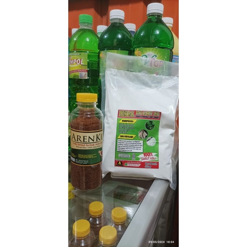 

READY SIAPP KIRIM!! Paket combo Tepung garut 500g & Gula aren 200g
