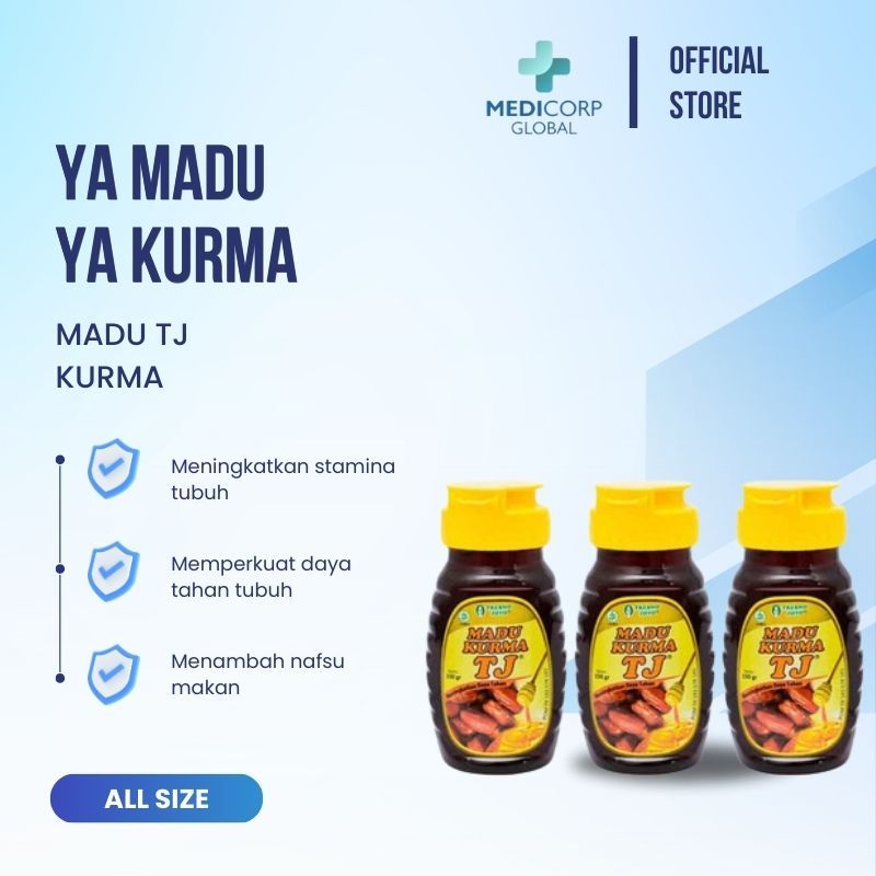 [MEDICORP]  Madu TJ KURMA sari madu asli / natural honey untuk kesehatan imunitas
