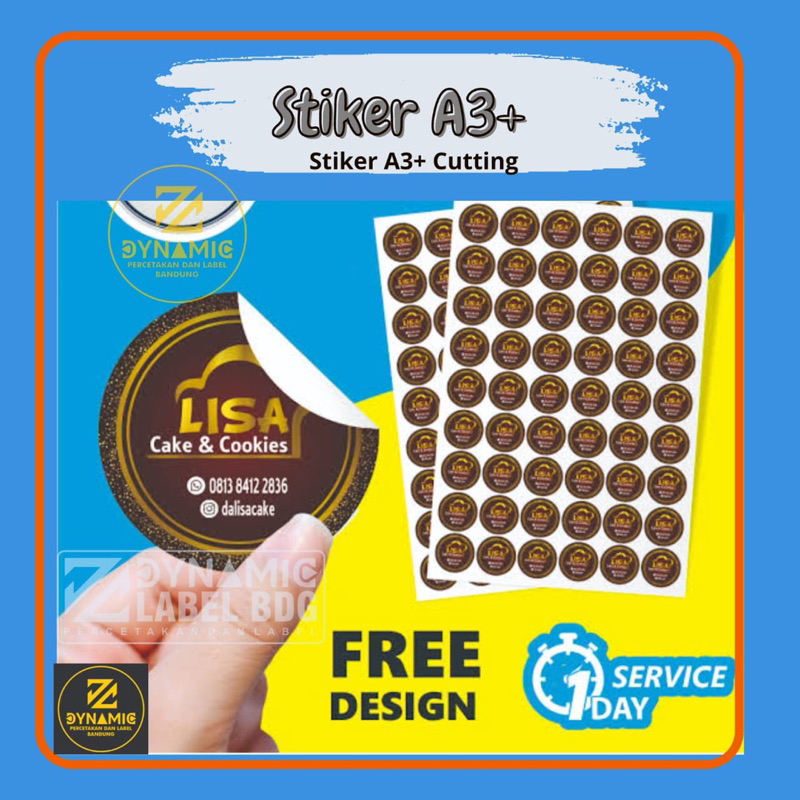 

1-2 hari beres stiker A3 stiker kue stiker cutting stiker baju stiker size stiker buku