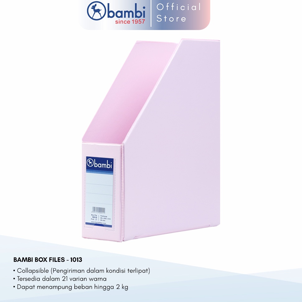 

KODE C1G5 Bambi Box File Magazine MID SIZE 8 cm All Colour Box Arsip Box Storage Box Dokumen kode 113