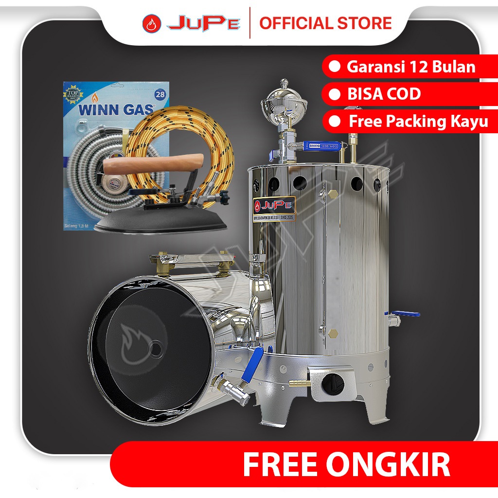 FREE ONGKIR Setrika Uap Gas Laundry 5 liter 1 Setrika