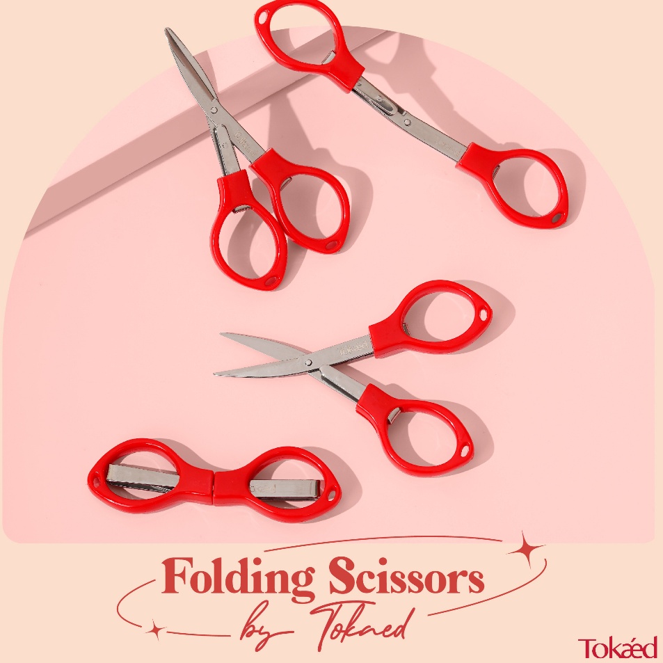 

Promo Puas TOKAED Folding Scissor by Tokaed Gunting Lipat Kecil Kain Portable Serba Guna