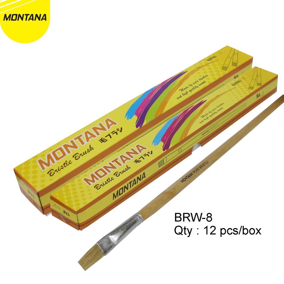 

Murah Terupdate MurahMurahATK Brush Kuas Cat Air Lukis Acrylic Montana BRW8