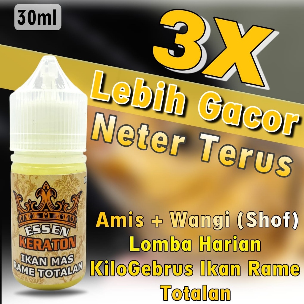 Essen Oplosan Ikan Mas Amis Wangi Paling Bagus Buat Lomba Harian Ikan Rame Dan Indukan, Essen Ikan M