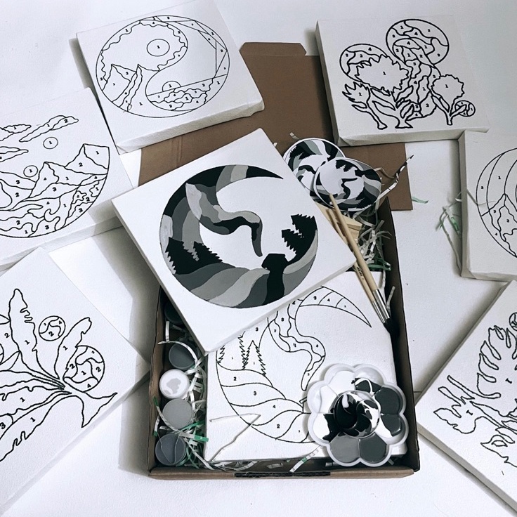 

Dijamin Irit Digital Print Kanvas 2x2 Paint By Number By Kit Paint By number Kanvas Melukis Easel Cat