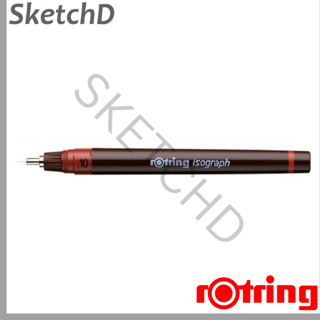Isograph 0.1 mm Rotring Drawing Pen Variant II Rapido Pena Gambar Rapido