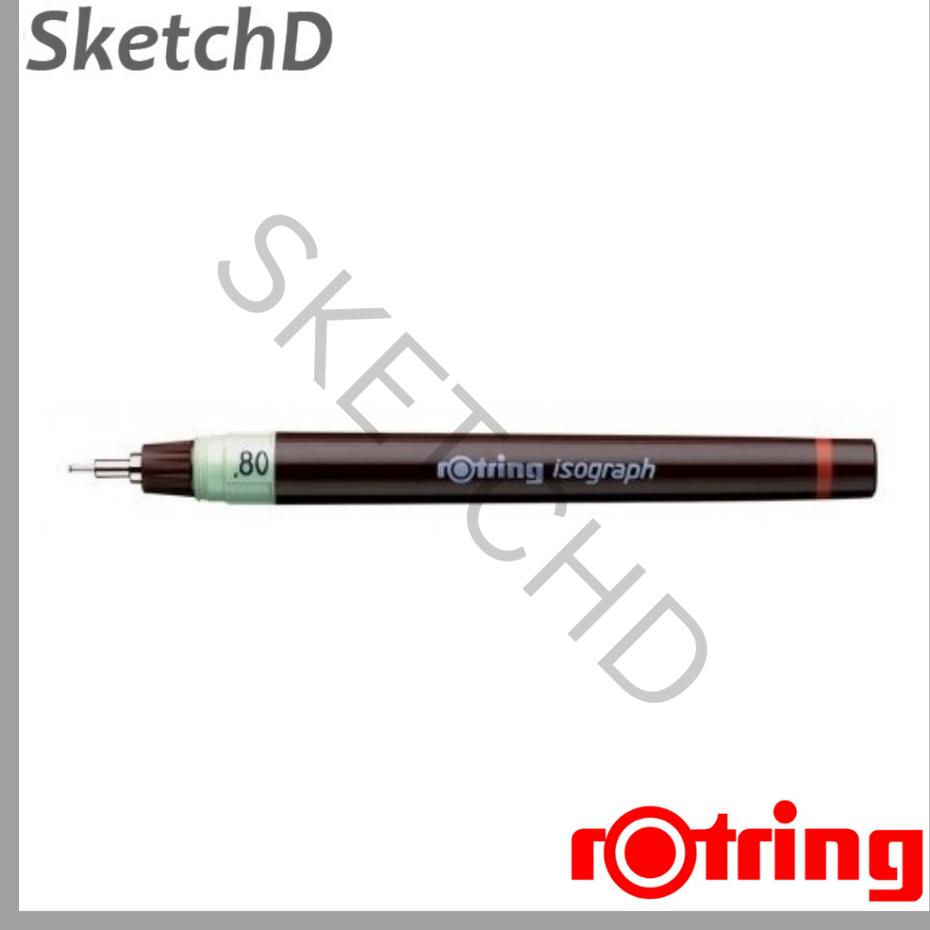 

Isograph 0.8 mm Rotring Drawing Pen Variant II Pena Gambar Rapido