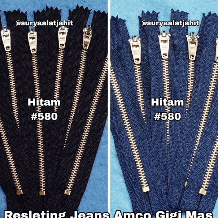 77 Resleting jeans Amco Atl 6in15cm MBC 42598 mas rp256lsn