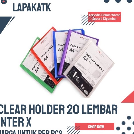 

Penawaran Terbaik INTERX CLEAR HOLDER A4 2 INTER X
