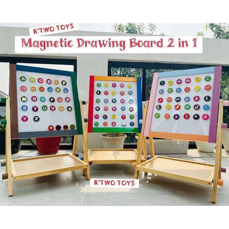 

Promo Istimewa PAPAN TULIS MAGNETIC DRAWING BOARD 2 in 1