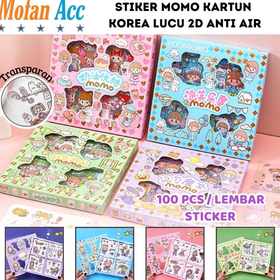 

Penjualan Kejutan Sticker Momo Motif Kartun 2D Isi 1 Lembar Anti Air Stiker Tempelan Hiasan Botol Minum Hias Buku Diary Scarpbook Case HP Aesthetic Lucu DIY Korean Sticker Cartoon 1 Sheets Untuk Hadiah Anak Pacar Teman Kids Cute Tempel Karakte